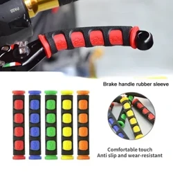 Měkká protiskluzová rukojeť brzdy Silikonová objímka Univerzální ochranný kryt páčky spojky pro motocykly, elektrická auta, jízdní kola