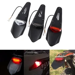 Gluaisrothar Uilíoch Polisport Solais Eireaball stiúir & Fender Cúil Stop Enduro Dirt Bike Fender taillight MX Trail