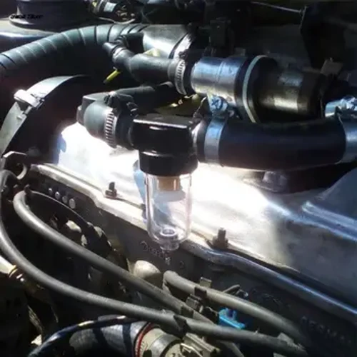 Yeni Motor Yağı ayırıcı Yakalama Kabı Rezervuar Tankı, Havalandırma Filtresi Bölmeli Yağ Toplama Tankı