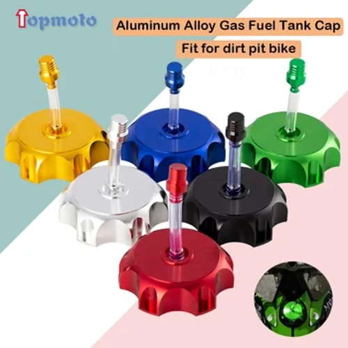 CNC Nhôm Khí Nắp Bình Xăng Dành Cho Kayo Bse Trung Quốc CRF TTR KLX 110 50 70 90 125 140 150 160 190 CC Bụi Bẩn Hố Xe Đạp Phần