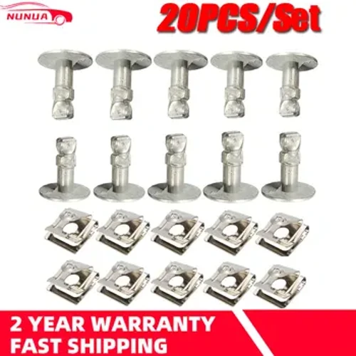 Skyddsmotor för bilunderrede under lock Motorhuv med snäppfäste Clips & skruvar 8D0805960 8D0805121 För AUDI A4 A6 för VW Passat B5
