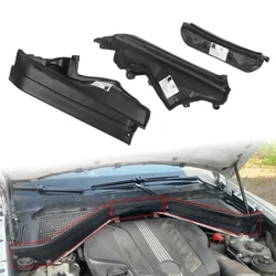3Pcs 51717169419 51717169420 51717169421 Ar gyfer BMW X5 X6 E70 E71 E72 Car Engine Panel Rhaniad Compartment Uchaf Set Chwith i'r Dde