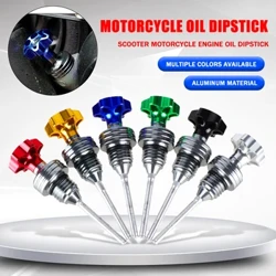 ʻO ka mīkini kaʻa kaʻa kaʻa ʻaila Dipstick Level Gauge Meter No GY6 110cc 125CC ATV Dirt Bike Go Kart TaoTao Lifan Kazuma Honda Yamaha