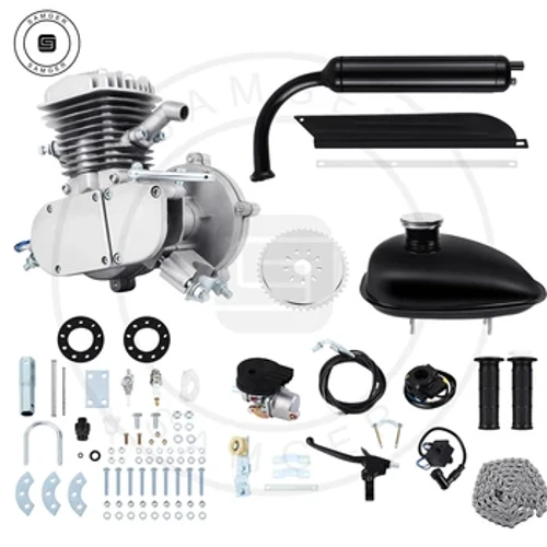 50/80/100cc 2-Stroke Sepeda Kit Kit untuk DIY Sepeda Listrik Gunung Sepeda Saku Lengkap Gasonline Mesin Set Kit Motor