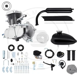50/80/100cc 2 zarbli velosiped dvigateli to'plami DIY elektr velosiped tog 'cho'ntak velosipedi uchun to'liq benzinli dvigatel to'plami motor to'plami