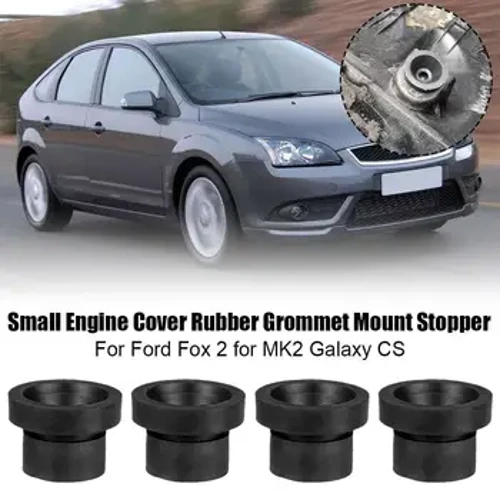 Gorchudd Peiriant Rwber 4X Grommet Clustog Mount Bush Stopper ar gyfer FORD Focus 2 MK2 Galaxy C S Max Mondeo Mk4 4 Engine Bonnets Gasgedi