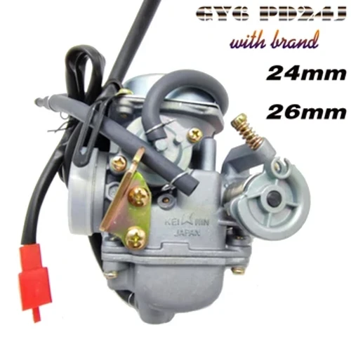 Carburetor kaʻa kaʻa no 24mm 26mm sunl cvk GY6 125cc 150cc 152QMI 157QMJ Scooter moped Buggy ATV kart engine