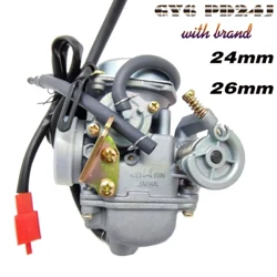 Motorfiets Carburateur voor 24mm 26mm sunl cvk GY6 125cc 150cc 152QMI 157QMJ Scooter bromfiets Buggy ATV kart motor