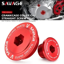 Carter motore Vite diritta per coperchio per HONDA XR 250 400 600 XR250R XR650R CRF250R CRF450R CRF 150 230 Tappo moto