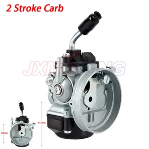 Bộ Chế Hòa Khí Carb Cho Động Cơ 2 Thì 50cc 60cc 80cc Khí Cơ Giới Xe Đạp Xe Đạp 47 49cc Túi Xe Đạp Mini Moto Bụi Bẩn ATV Quad