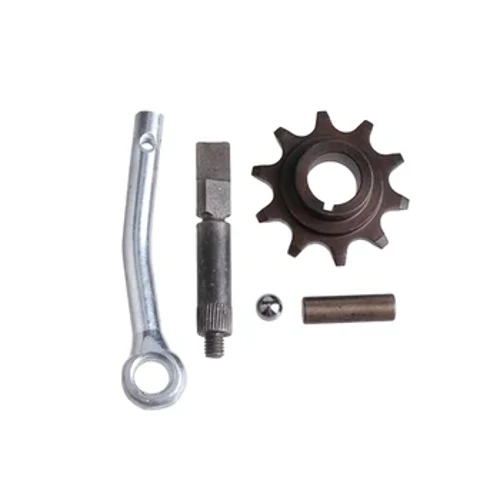 Kit de porca de eixo de comando para braço de embreagem e roda dentada de 10 dentes para 49cc 60cc 66cc 80cc 2 tempos, acessórios para motor de bicicleta motorizada