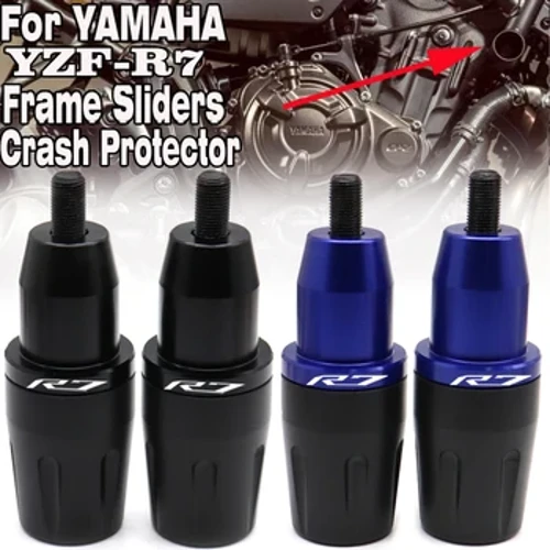 YZF-R7 Gorputz Markoa Slider Crash Babeslea YAMAHA YZF R7 2021 2022 Motorako Osagarriak Erortzen diren Bobbins Babeslea Moto LOGO