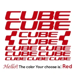 CUBE Naljepnice za okvir bicikla Dodaci za naljepnice za bicikle Cube Tijelo za cestovni bicikl Vinilna naljepnica