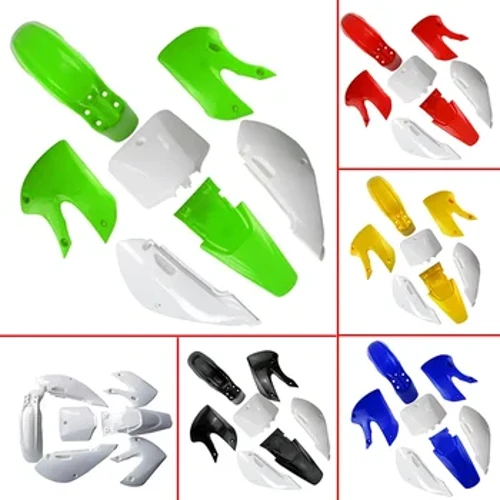 Ufiufi pa'u pa'aiti pa'u fa'ata'ita'i Pusa Ufiufi atoa tino Fender Mudguard mo Kawasaki KLX110 KX65 Suzuki DRZ110 mea fa'aoga.