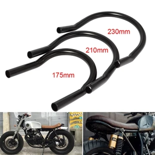 1" Rasiwr Caffi Beiciau Modur 25MM Ffrâm Sedd Gefn Wedi'i Chwalu Diwedd Traciwr Dolen Cylch ar gyfer Honda CB Yamaha XS SR XJ Suzuki GS Kawasaki KZ
