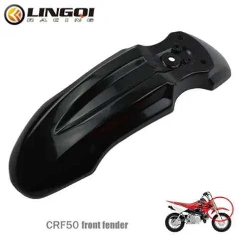 LINGQI CRF50 Parafango Anteriore Parafango Parafango Impermeabile In Plastica Carena Copertura Del Corpo per Moto Pit Dirt Bike HONDA CRF 50 Parte