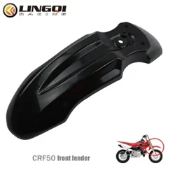 I-LINGQI CRF50 Front Fender Mudguard Mudguard Isembozo Somzimba Ongangeni Manzi WePlastiki Yebhayisikili Elingcolile Lomgodi Wesithuthuthu HONDA CRF 50 Ingxenye