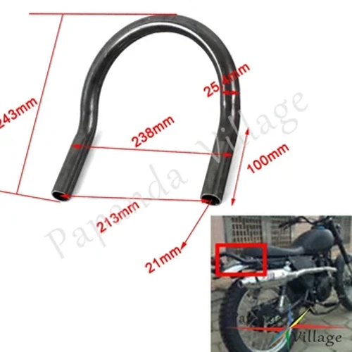 230mm lățime cu rame de motocicletă Tracker Tracker End UpSwept Scaun din spate Cafe Racer pentru Honda CB500/550/650/750 CX500/650