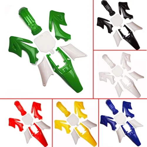 Kierper Plastik Cover Fairing Kit Schlammschutz Fit fir APOLLO ORION 70CC 110CC 125CC 150CC DIRT BIKE PLASTICS LONG STYLE Accessoiren