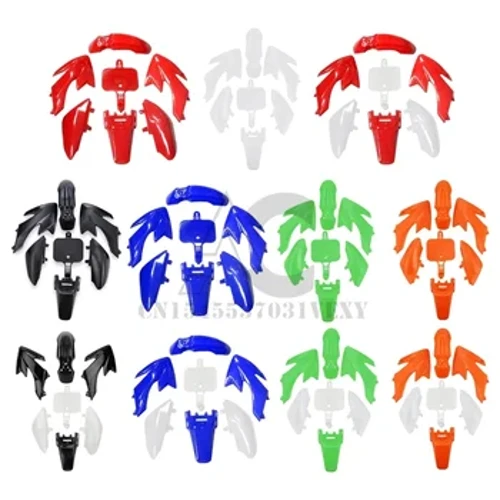 Verschidde Faarwen Honda Fairing Body Kit Plastik Mutguard Fir Honda XR50 CRF50 50/70/90/110/125CC Pit Dirt Bike