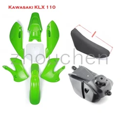 Xe Máy Nhựa Fairing Toàn Thân Bao Bộ Dụng Cụ Chắn Bùn Chắn Bùn Ghế Cho Kawasaki KLX 110 KX65 Suzuki RM65 DRZ110 Bụi Bẩn Hố Xe Đạp