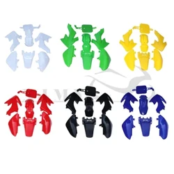 Volledige Plastic Kuip Set body Kits Plastic Spatbord Voor HONDA XR50 CRF50 50/70/90/110 /125CC Dirt Pit Crossmotor Plastic Motorfiets