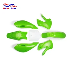 Kit Corff Fairing Fender Plastig Ar gyfer KAWASAKI KLX110 KLX 110 2002-2013 KX65 KX 65 00-13 DRZ110 DRZ 110 2003 2004 2005 Beic Modur