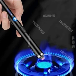 Açık Taşınabilir Darbe Ateşleme Tabancası, Gaz Sobası Mum BARBEKÜ Pişirme Mutfak Çift Ark Çakmak, USB Elektronik Çakmak