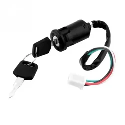 1/2/5 Stück Universal Motorrad Zündschalter Wasserdicht Elektrisches Türschloss Elektrostarter ATV Schlüssel für Honda Yamaha Kawasaki Suz