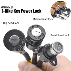 Portable Zündschalter Schlëssel Power Lock Universal Elektresch Vëlo Vëlo Staubdicht Vëlo Deeler Fir Elektresch Scooter