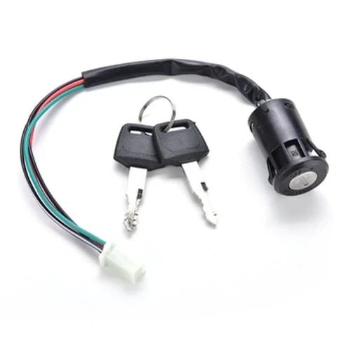 Interruptor de ignição para motocicleta off-road modificado universal pequeno jogo alto atv atv interruptor de chave de fechadura elétrica