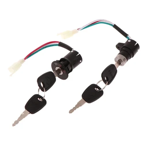 1 set cheie universală a comutatorului de aprindere pentru motocicletă electrică pentru bicicletă electrică, cu cablu, pentru accesorii pentru motociclete electrice pentru scuter