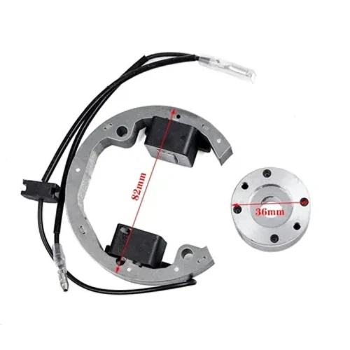 Minimootorratta 50cc tarvikud Süütepool Pit Bike KTM 50 SX elektrilise ja süüte sisemise rootori staatori Magneto Gy6 jaoks