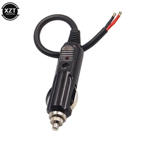 Universal Automotive Electric Tools Cigarette Lighter Plug 15A 12V24V High Power Cars Charger Single Head Conversion Line