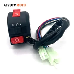 Multifungsi Kill Headlight Listrik Start Switch untuk 50cc 70cc 90cc 110cc 125cc 150cc Taotao ATV Quad Pit Sepeda Buggy Go Kart