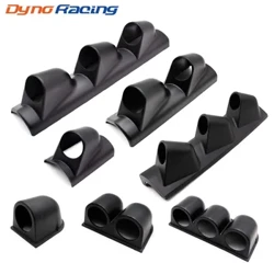 2 ZOLL 52mm Auto-Messgerät-Pod Universal Schwarz Einzel-Doppel-Dreifach-Automessgerätehalter für Links- und Rechtslenker Auto für 2 Zoll 52mm Messgeräte
