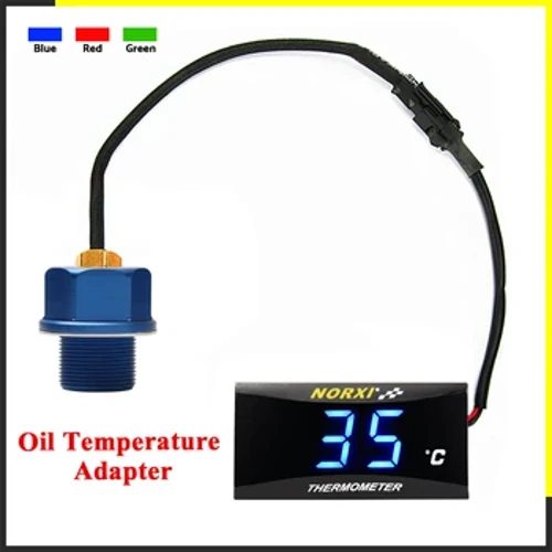 pansukat ng temperatura ng langis ng motorsiklo mini square digital instrument humidity para sa nmax125 motorcycle temperature infiers