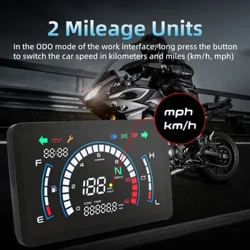 HD Motorcycle Instrument Dashboard LCD Odometer Digital Gauge Motorbike Odometer Full Screen Para sa Honda EX5 Dream/EX5 Ipowed