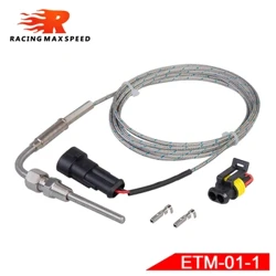 Car Exhaust Temp Sensor Gauge Exhaust Gas Temp Sensor EXT Temperature Sensor 0-1000 C