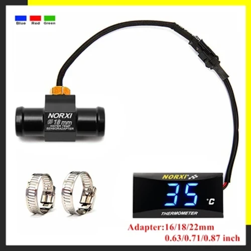 Xe Máy Nhiệt Độ Nước Mini Cho XMAX250 300 NMAX CB 400 CB500X Cảm Biến Thermomete Đồng Hồ Đo Nhiệt Độ Xe Tay Ga Đua Xe