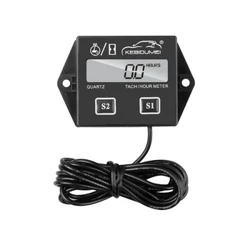 Newest Digital Engine Tach Tachometer Hour Meter Gauge Inductive Display For Motorcycle Motor Marine chainsaw pit bike Boat