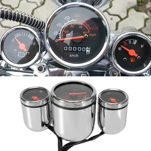 Meafaigāluega Pata uila Fa'aigoa Tachometer Saosaoa Odometer Meter Fua Kit uila afi Voltmeter Fua'u Fua'u Mea Mea faigaluega