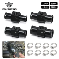 Rheiddiadur Mesurydd Tymheredd Dŵr Du Tymheredd Dŵr Temp Synhwyrydd Pibell ar y Cyd 18MM 20MM 22MM 24MM Hose Adapter
