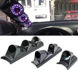 Vaina de calibre para coche de 2 ", 52mm, Universal, Negro, individual/doble/Triple, para conducción a mano izquierda/derecha, soporte para metros de coche, vaina de calibre de pilar A de 60mm