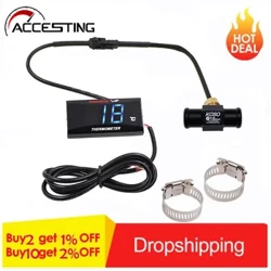 KOSO mjerač temperature vode, mini mjerač temperature za XMAX250 300 NMAX CB 400 CB500X senzorski adapter, dodaci za motociklističke utrke