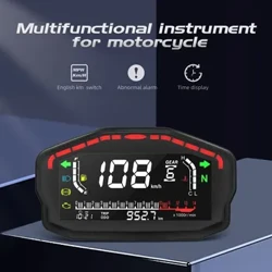 Universal RPM รถจักรยานยนต์เมตร GPS Speedometer เครื่องวัดระยะทางดิจิตอลไฟฟ้าฉีดเครื่องมือคาร์บูเรเตอร์ Multi-Function TRIP