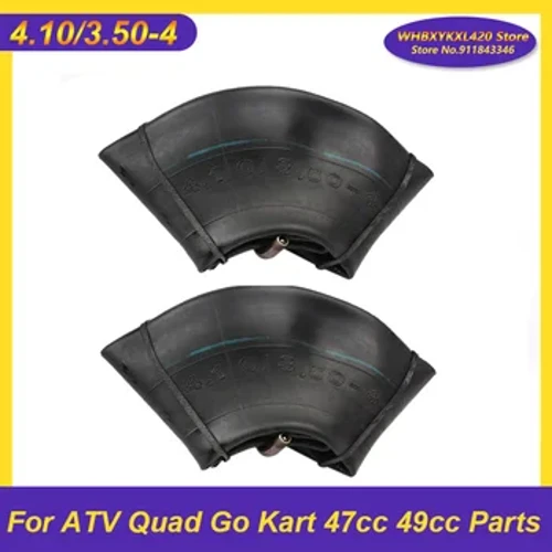 4.10/3.50-4 3.00-4 pneu com válvula de metal com tubo interno para atv quad go kart 47cc 49cc pneu robusto de 4 tamanhos