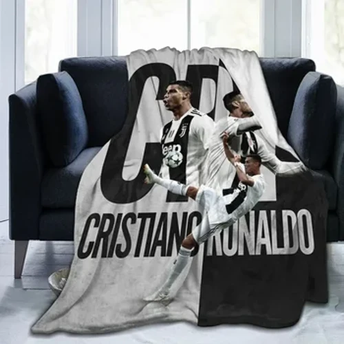 CR7 Cristiano Ronaldo tekk Pehme soe flanellist tekk vooditekk voodi jaoks Elutoa pikniku reisi kodudiivan