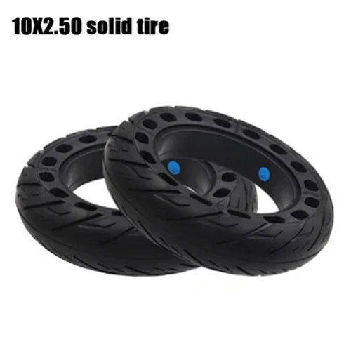 10 inch 10X2.5 không bơm hơi và chống thủng 10x2.50 lốp cao su tổ ong đàn hồi cao