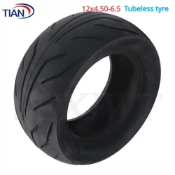 TUOVT 12x4.50-6.5 Lốp Không Săm 12 Inch Lốp Hút Chân Không Cho Xe Tay Ga Chịu Mài Mòn Mới Xe Điện Mini Kibe Avt Bánh Xe các Bộ Phận